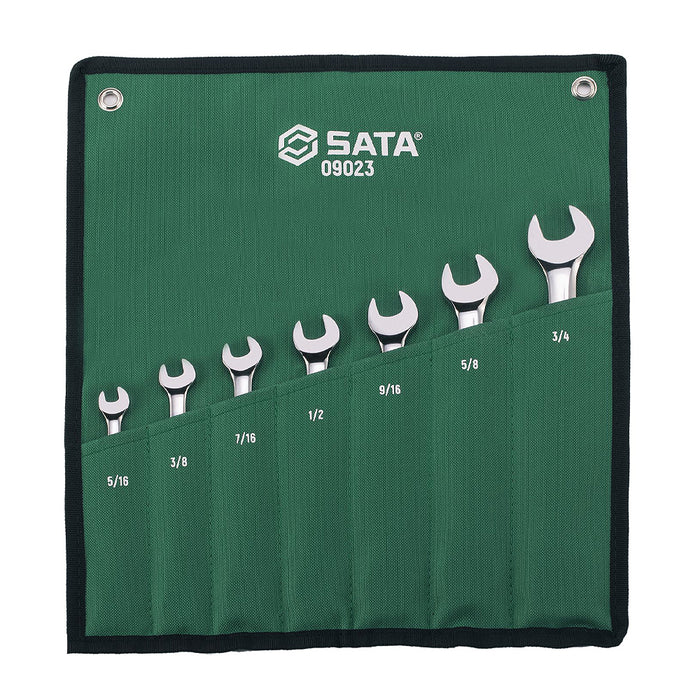 Bộ cờ lê vòng-miệng tự động hệ inch 7 chi tiết SATA 09023