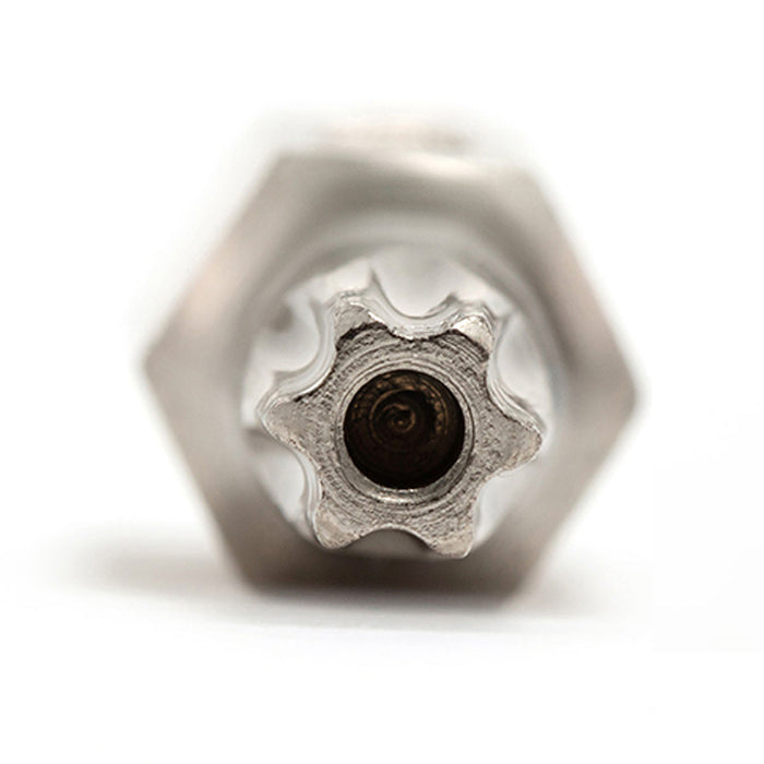 Bộ 5 mũi lục giác sao thân ngắn 25mm có lỗ tròn SATA, thép S2, cốt 6.35mm (1/4 inch)