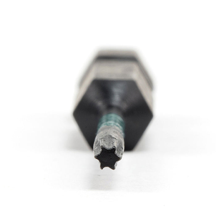 Bộ 10 mũi lục giác sao 6 cạnh SATA cốt 6.35mm (1/4 inch), vật liệu thép đen hấp thụ lực xoắn, có nam châm