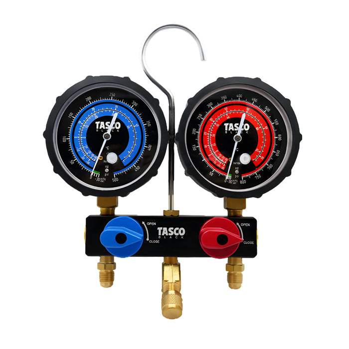 Đồng hồ áp suất ga Tasco TB145BV dùng để đo áp suất gas R32, R410A