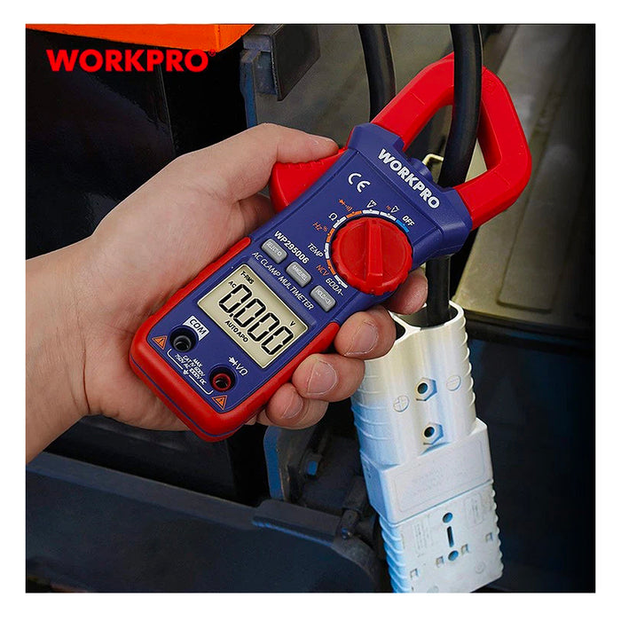 Đồng hồ ampe kìm kết hợp đo điện vạn năng multimeter Workpro WP295006
