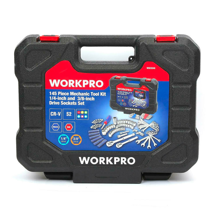 Bộ dụng cụ cơ khí tổng hợp 145 món Workpro W003046