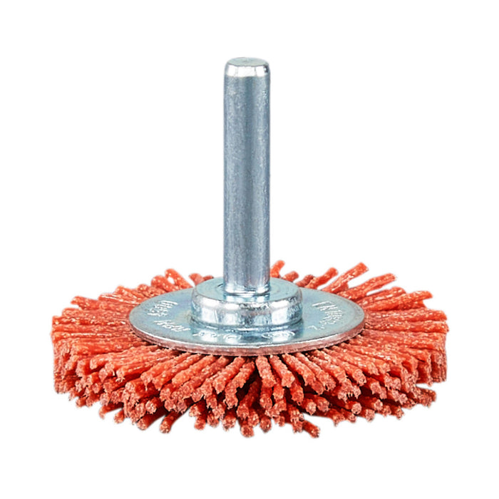 Chổi nylon dạng bánh xe mịn cho máy khoan MAKITA (cốt 6mm)