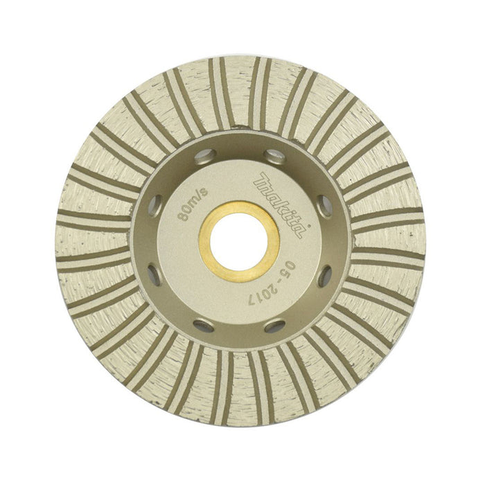 Lưỡi bào bê tông kim cương 180mm - loại Turbo, cốt 22.23mm, MAKITA D-62359 (cho máy mài góc 180mm)(cấp 1 sao)
