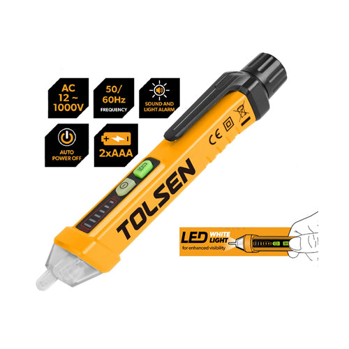 Bút dò điện xoay chiều (AC) không tiếp xúc dòng điện TOLSEN 38110