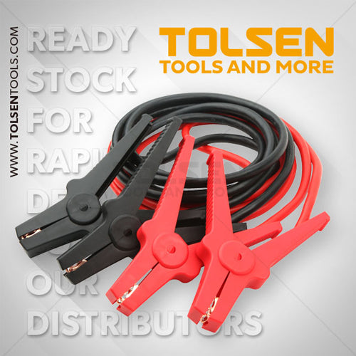 Dây sạc bình 3m TOLSEN 65601, tiết diện dây 16mm², khả năng chịu được dòng điện lên đến 220A (chứng nhận GS)