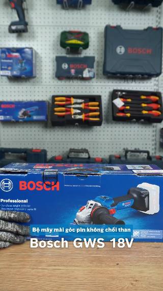 Khám phá bộ 3 máy mài góc dùng pin Bosch GWS 18V chính hãng tại Npower ⚡🛠️