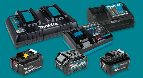 Biểu đồ tham khảo thời gian sạc PIN LI-ION LXT MAKITA