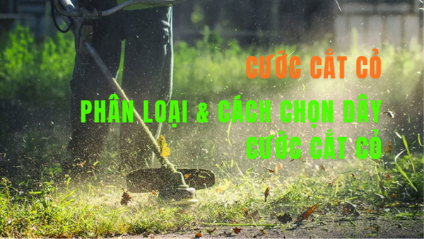 Phân Loại Cước Cắt Cỏ, So Sánh & Cách Chọn Dây Cước Chuẩn Nhất