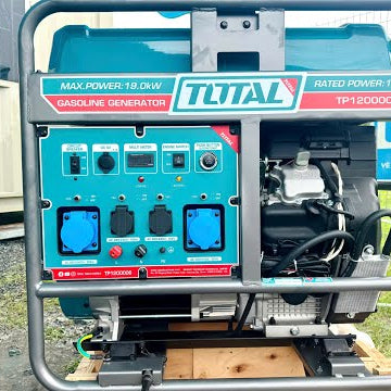 Hướng dẫn khởi động máy phát điện dùng xăng, công suất 19KW, TOTAL TP1200006