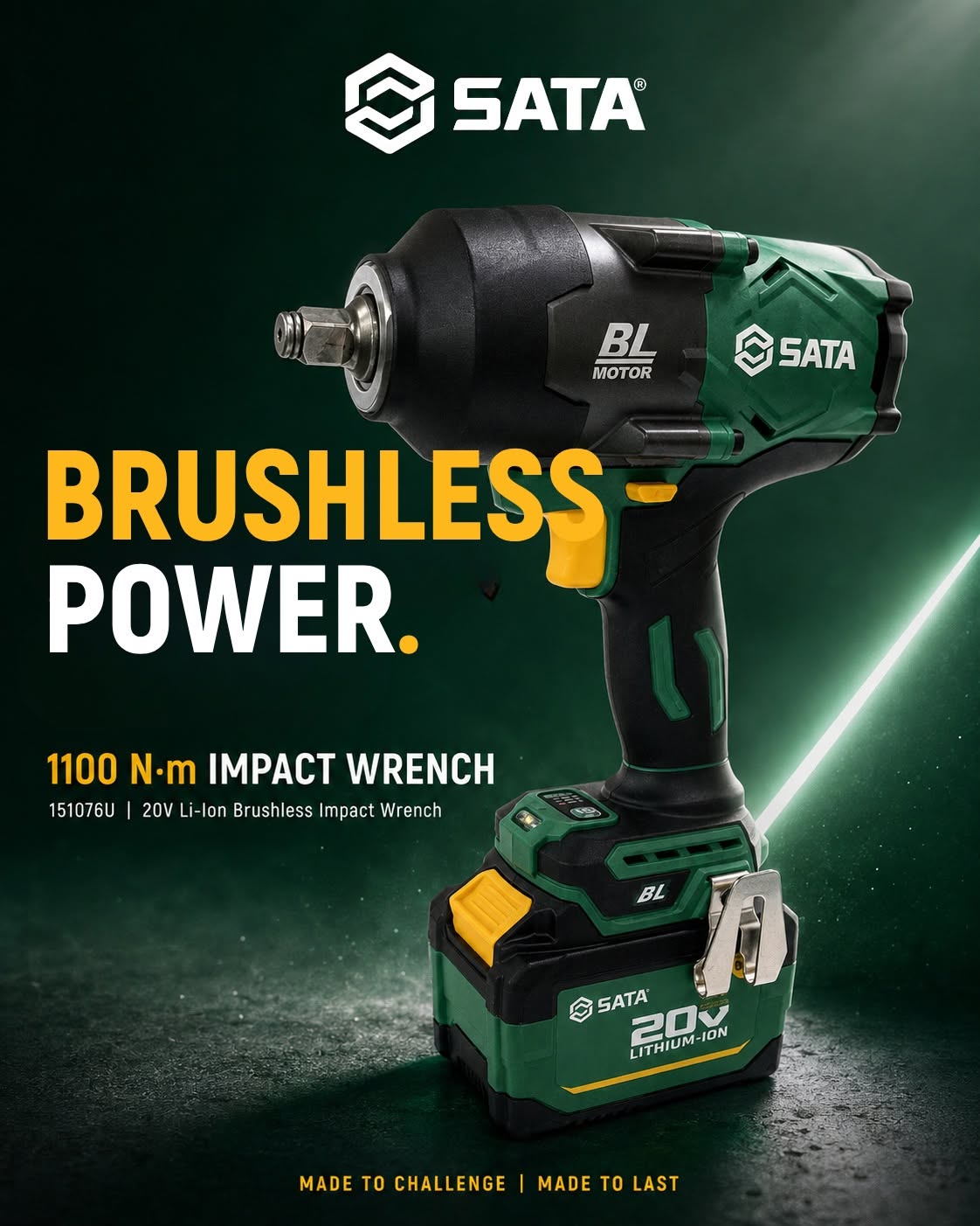 Sản phẩm mới ⚡ SATA 151076U 20V -  Sức mạnh mới cho xưởng bảo dưỡng xe điện