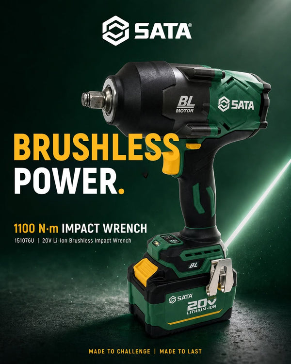 Sản phẩm mới ⚡ SATA 151076U 20V -  Sức mạnh mới cho xưởng bảo dưỡng xe điện
