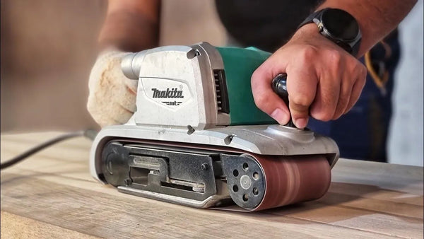🛠️ Máy chà nhám băng Makita M9400B công suất 940W mạnh mẽ cho xưởng mộc 🪵