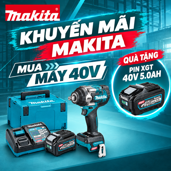 Khuyến mãi Makita | Mua máy tặng pin