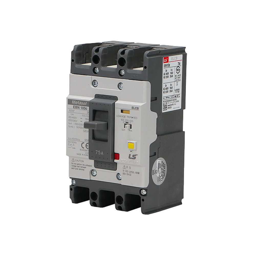 MCCB chống giật, chống rò điện