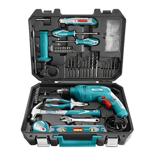 Bộ đồ nghề tổng hợp gồm máy và dụng cụ