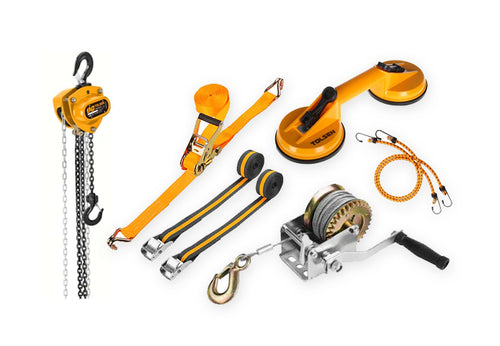 Nhóm hàng - Dụng cụ nâng hạ, chằng buộc, tời, cảo Pallang