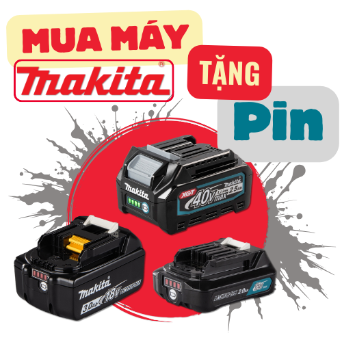 Sale makita - Mua máy tặng Pin