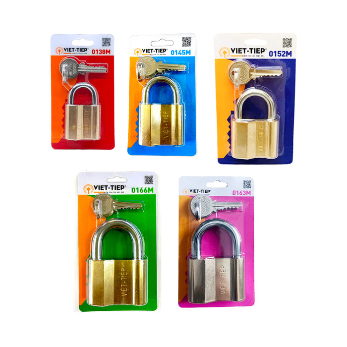 Khóa treo đồng Việt Tiệp (kèm 3 chìa vặn)