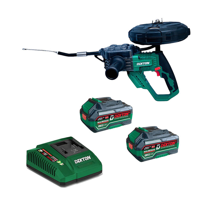 Máy luồn dây điện Dekton M21-MDD28 dùng pin 21V, khả năng đi dây 28m