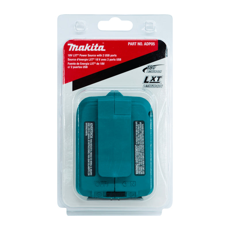 Bộ chuyển đổi cổng sạc USB cho Pin LXT 18V ADP05(18V) MAKITA ADP06