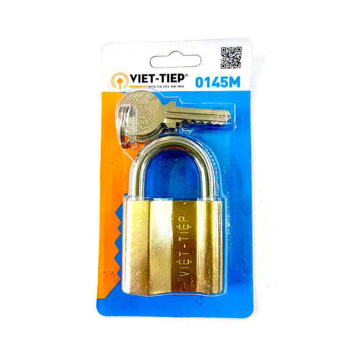 Khóa treo đồng Việt Tiệp (kèm 3 chìa vặn)