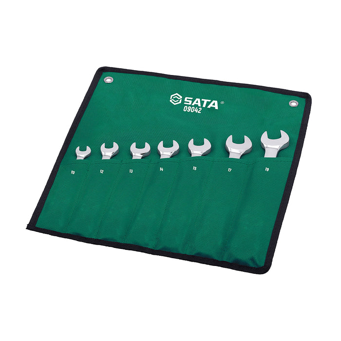 Bộ cờ lê vòng miệng lắt léo tự động 7 chi tiết SATA 09042