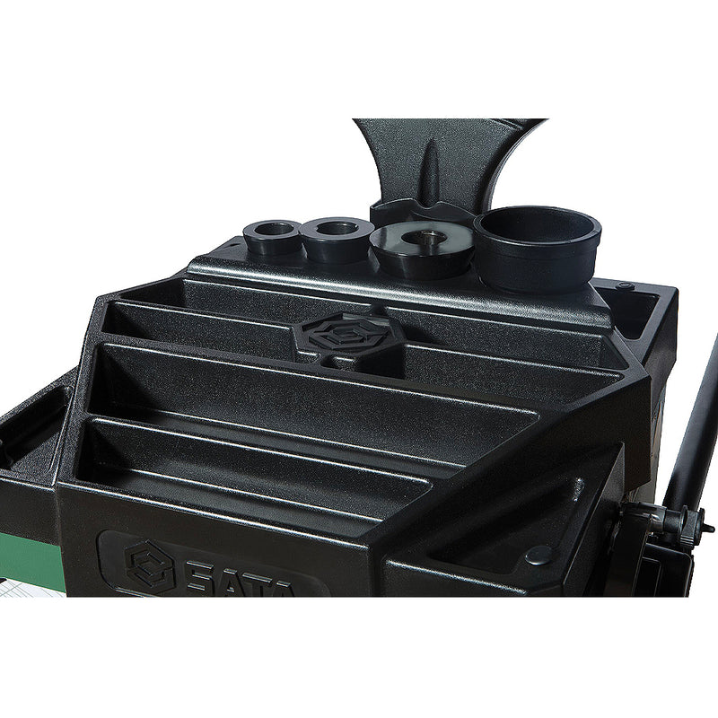 Máy cân bằng động bánh xe ô tô, dòng chính xác cao SATA AE2015 dùng điện 200V