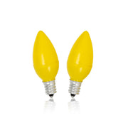Bóng LED quả nhót SOPOKA QN màu vàng, đuôi E12, tiết kiệm điện, bền bỉ cho đèn thờ và trang trí.