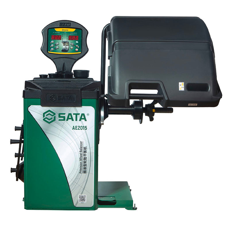 Máy cân bằng động bánh xe ô tô, dòng chính xác cao SATA AE2015 dùng điện 200V