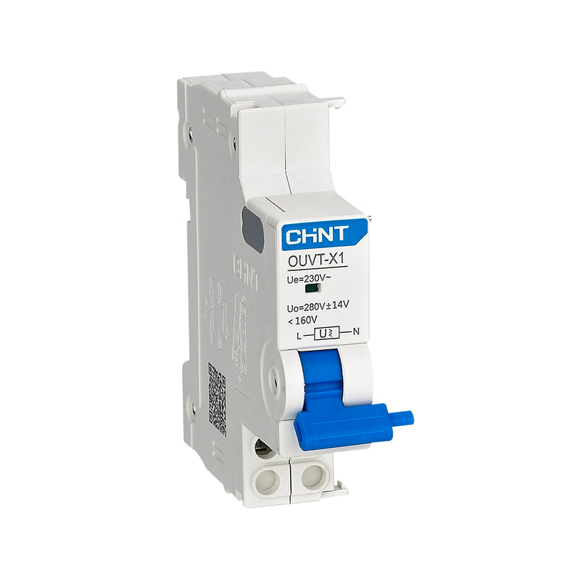 Cuộn bảo vệ thấp áp và quá áp Chint OUVT-X1 dùng cho các MCB, RCBO 