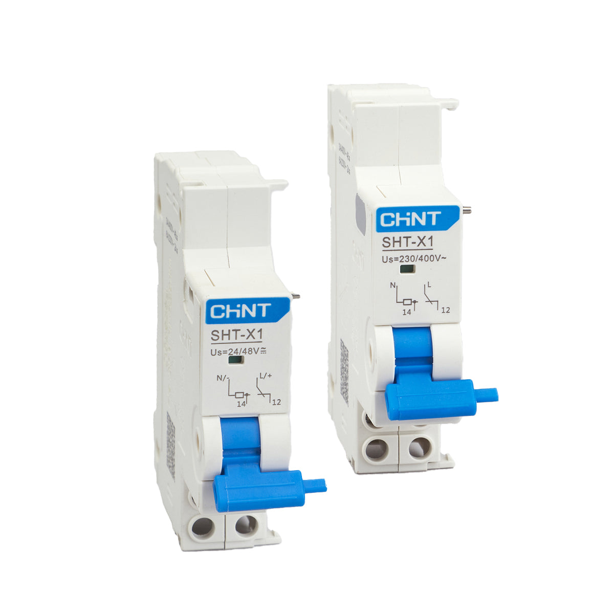 Cuộn ngắt điện áp 24/48V DC, 24/48/230V AC Chint SHT-X1 dùng cho các dòng MCB, RCBO