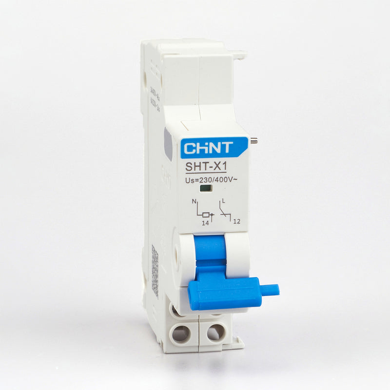 Cuộn ngắt điện áp 24/48V DC, 24/48/230V AC Chint SHT-X1 dùng cho các dòng MCB, RCBO