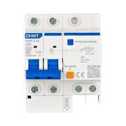 Cầu dao chống giật kết hợp với bảo vệ quá tải, ngắn mạch Chint NXBLE-32/63, tải định mức từ 6A ~ 63A, dòng cắt 6kA, dòng rò 30mA 