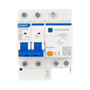 Cầu dao chống giật kết hợp với bảo vệ quá tải, ngắn mạch Chint NXBLE-32/63, tải định mức từ 6A ~ 63A, dòng cắt 6kA, dòng rò 30mA 