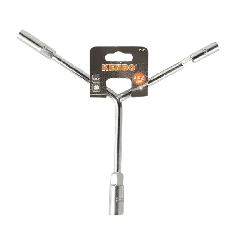 Cần siết chữ Y Kendo, kích thước đầu siết từ 8mm - 14mm, chiều dài 140mm