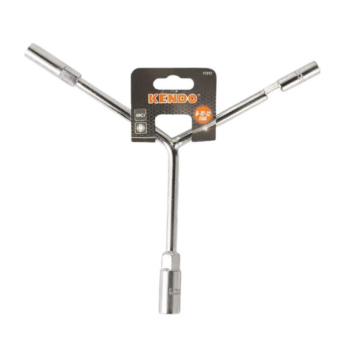 Cần siết chữ Y Kendo, kích thước đầu siết từ 8mm - 14mm, chiều dài 140mm