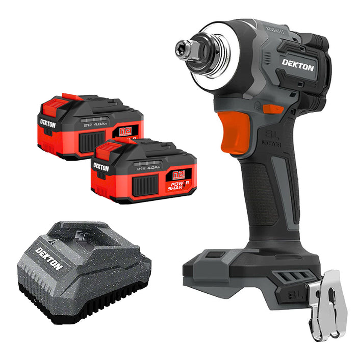 Máy vặn vít Dekton M21-CV250PLUS dùng pin 21V, lực siết 250Nm