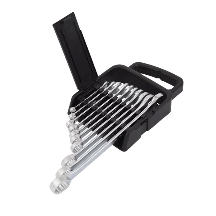 Bộ cờ lê vòng miệng 10 chi tiết Kendo 15415, vật liệu thép Cr-V