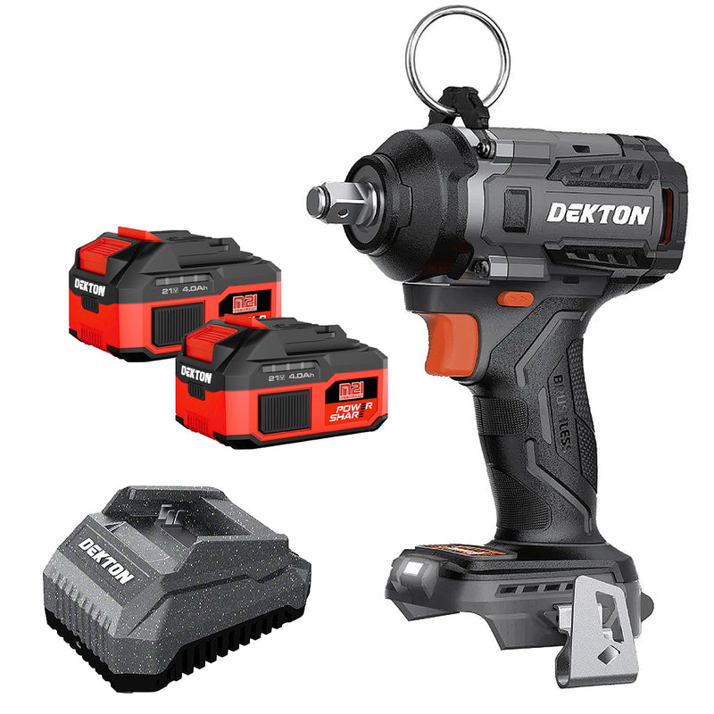 Máy siết bu lông Dekton M21-IW550PRO dùng pin 21V, mô-men xoắn 550Nm, cốt 1/2 inch