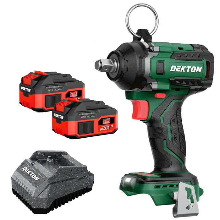 Máy siết bu lông Dekton M21-IW550PRO dùng pin 21V, mô-men xoắn 550Nm, cốt 1/2 inch