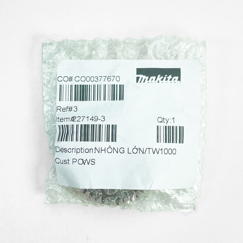 Nhông Lớn/Tw1000 Makita 227149-3 (SPUR GEAR 37/TW1000)