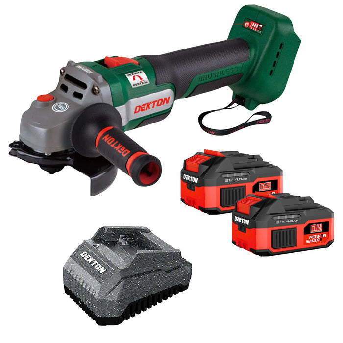 Máy mài góc Dekton M21-AG9600PRO dùng pin 21V, đường kính lưỡi 100mm