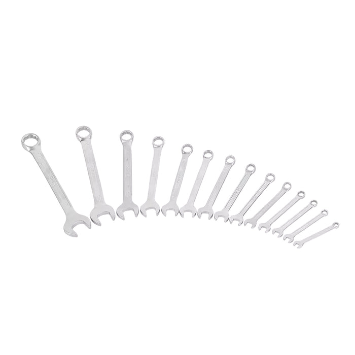 Bộ cờ lê 2 đầu vòng miệng 14 chi tiết Kendo 15246, vật liệu thép Cr-V