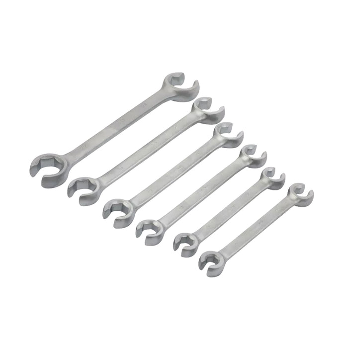 Bộ cờ lê 2 đầu miệng - miệng mở ốc dầu 6 chi tiết Kendo 15340, vật liệu thép Cr-V