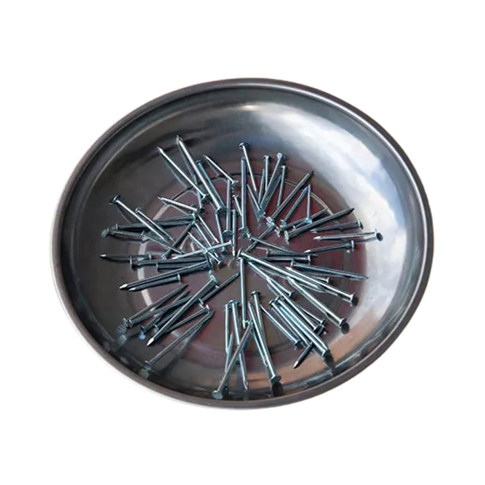 Khay tròn đựng linh kiện Kendo 75121 có nam châm, kích thước 150mm, vật liệu thép không gỉ