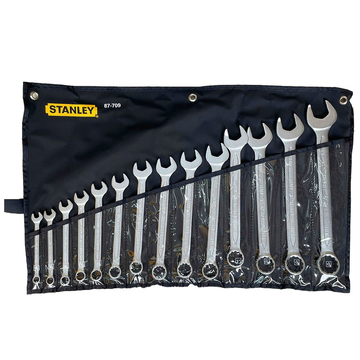 Cờ lê bộ vòng miệng SL hệ INCH 14 chi tiết Stanley 87-709-1