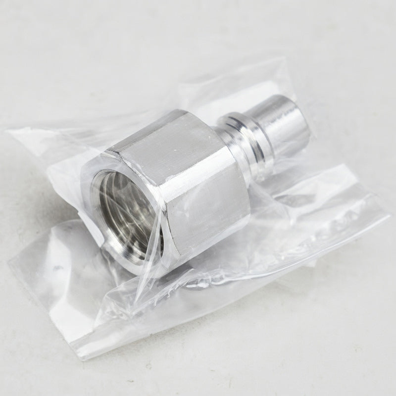 Đầu nối nhanh Super Cupla (Plug) 02PFF chất liệu thép mạ Chrome, dùng riêng cho ống nhựa Urethane, kiểu kết nối ren trong Parallel G 1/4