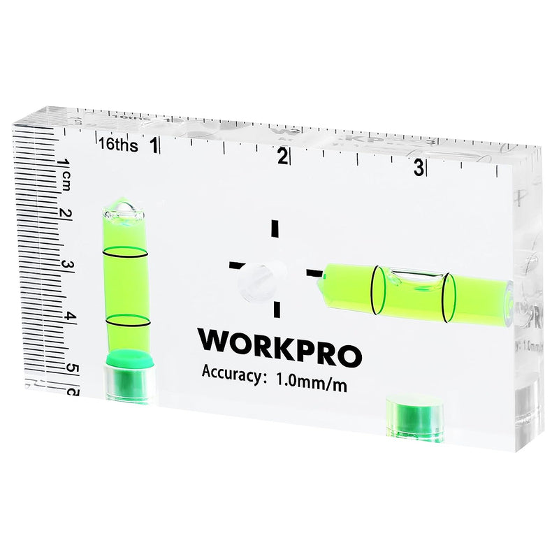 Thước thủy mini, có nam châm Workpro WP262069 chiều dài 95mm