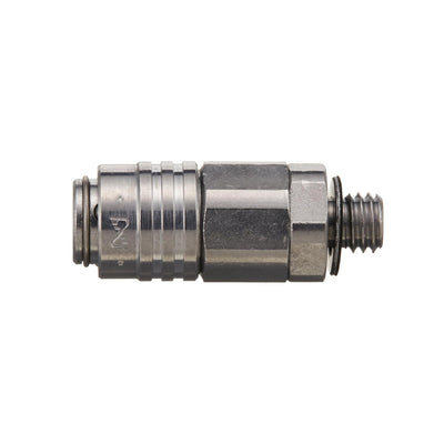 Đầu nối nhanh Micro Cupla SM-Type (Socket) MC-05SM SUS chất liệu Inox, kiểu kết nối ren ngoài M5x0.8